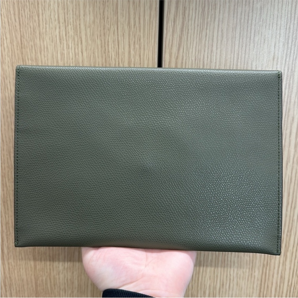 ‼️Authentic Fendi Green Envelope Clutch Pouch Bag - Picture 14 of 15
